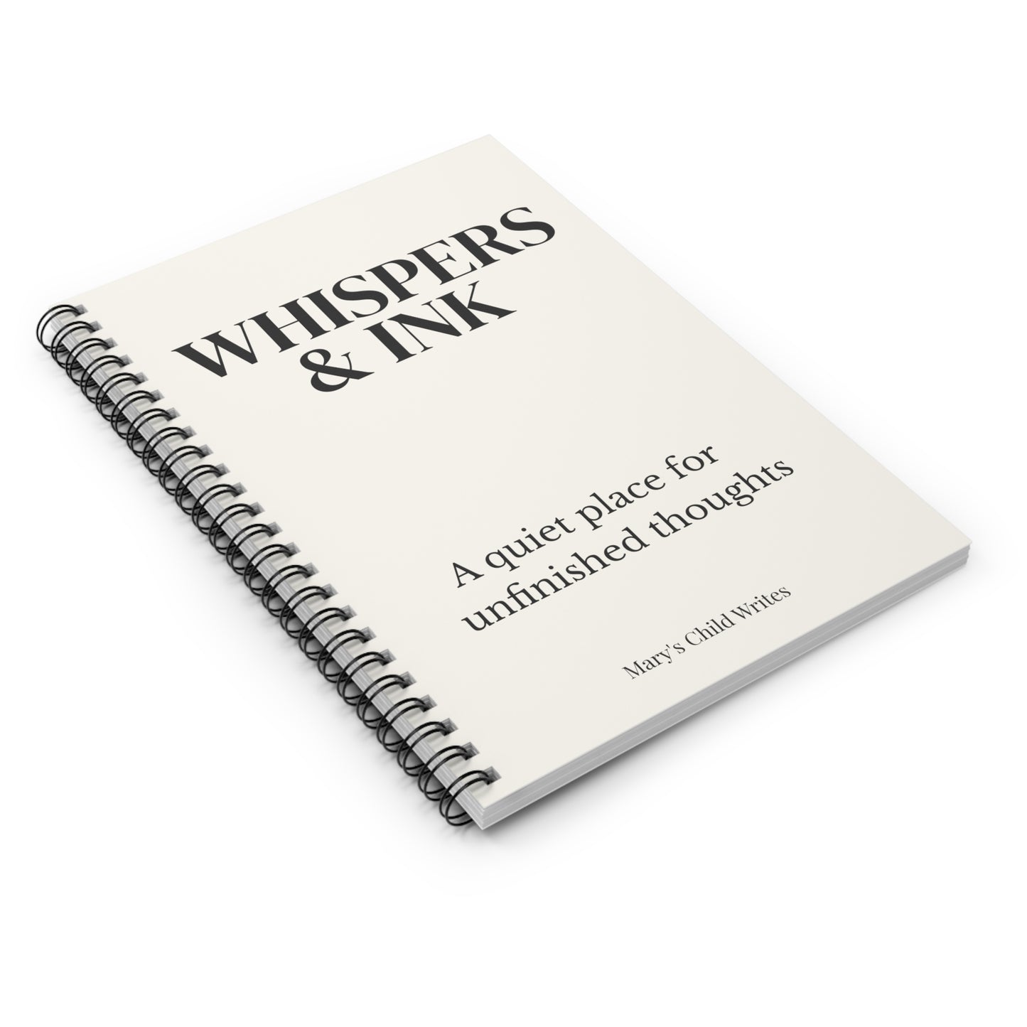Whispers & Ink — A Poetry & Reflection Notebook