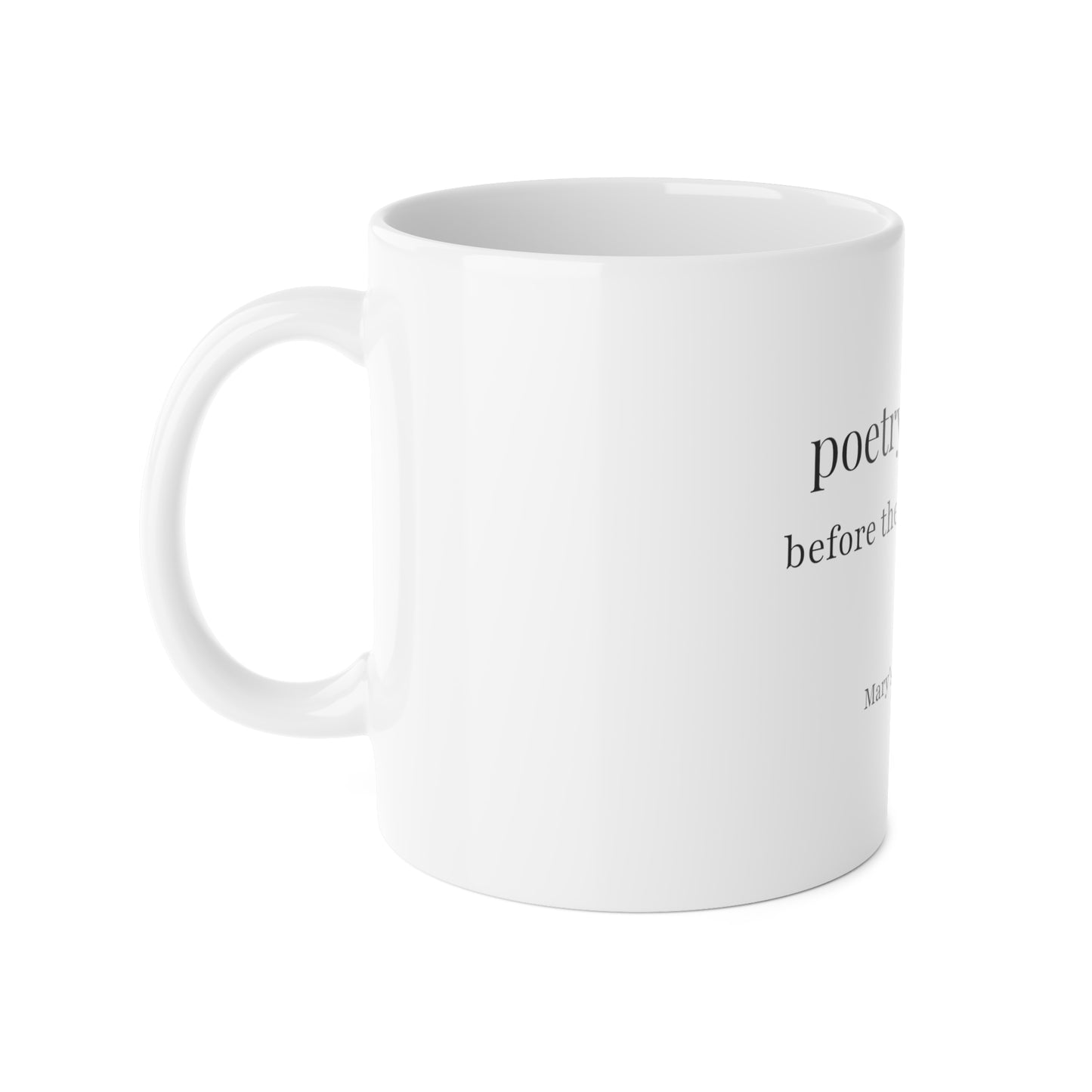 Poetry & Coffee Before the World Wakes – Literary Mug