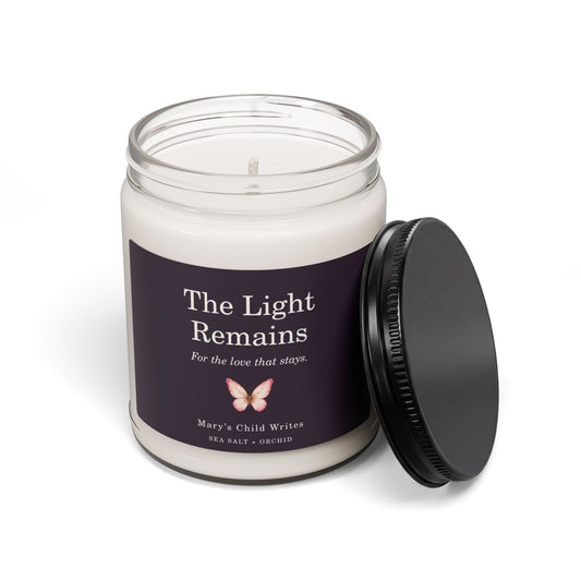 The Light Remains — Remembrance Candle, Sea Salt + Orchid, 9oz