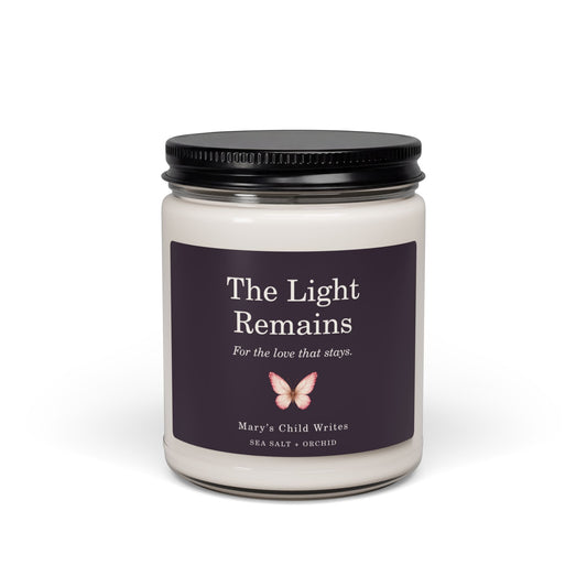 The Light Remains — Remembrance Candle, Sea Salt + Orchid, 9oz
