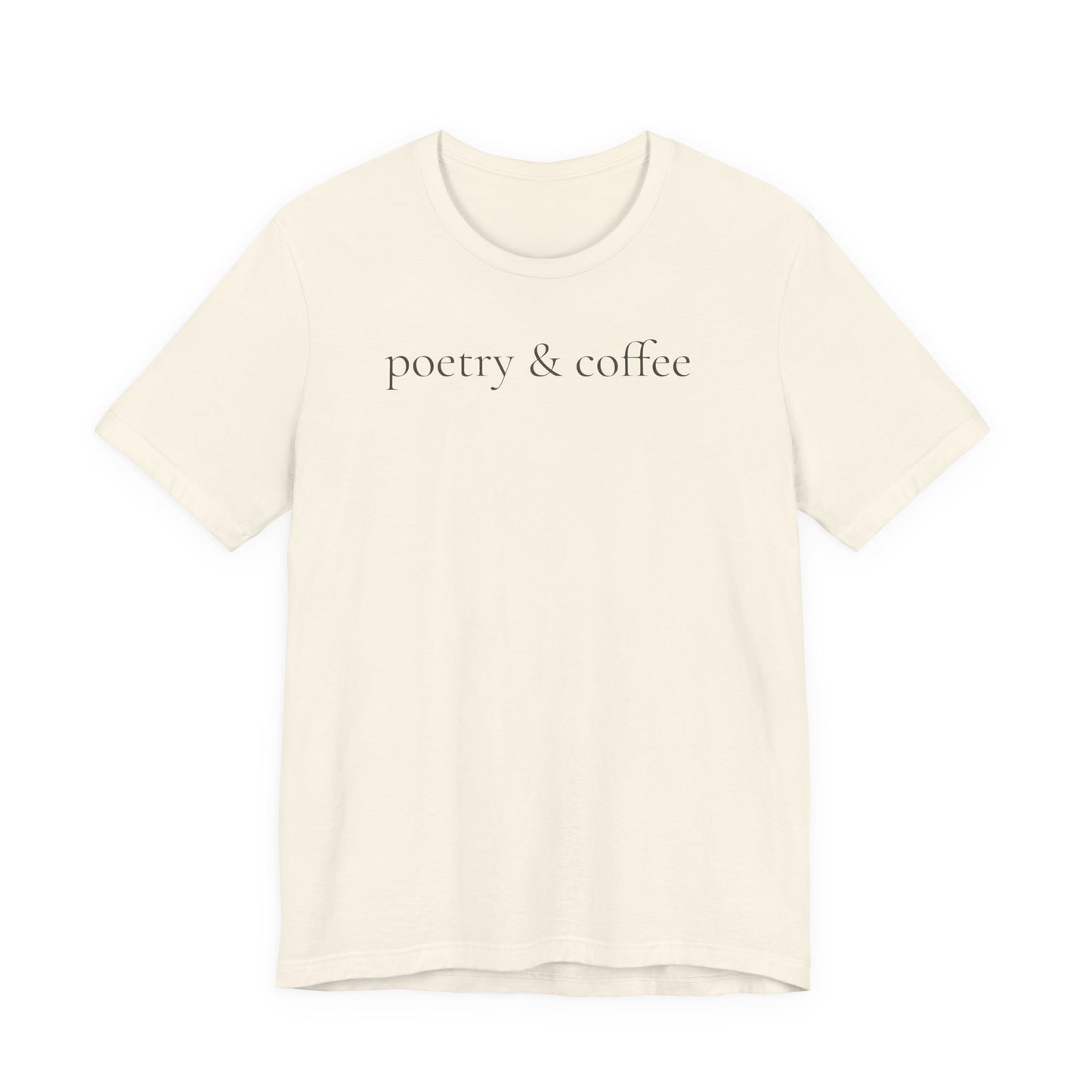 Poetry & Coffee Unisex Tee