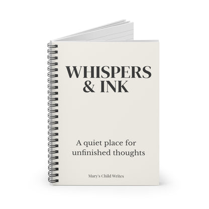 Whispers & Ink — A Poetry & Reflection Notebook