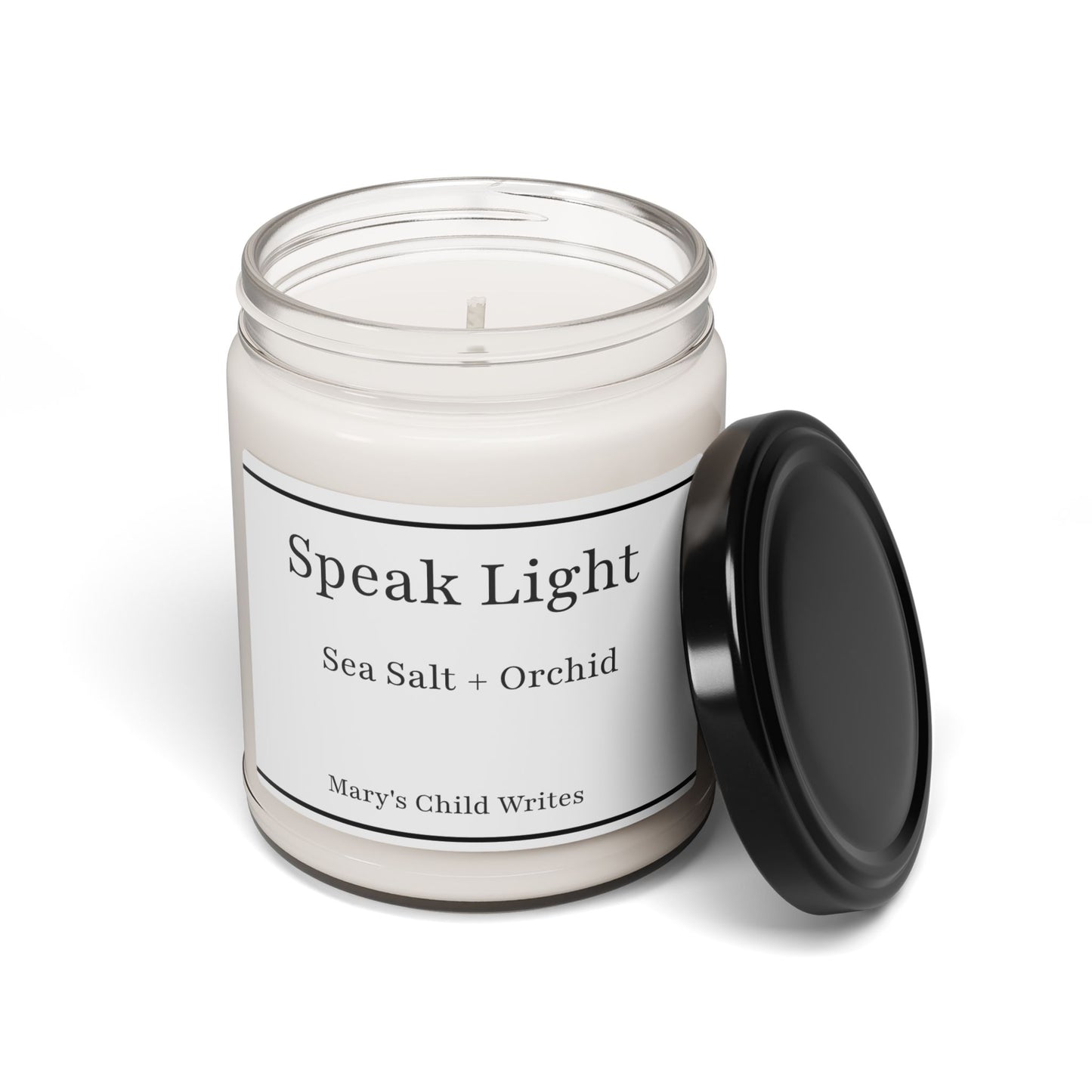 Speak Light Candle — Sea Salt + Orchid