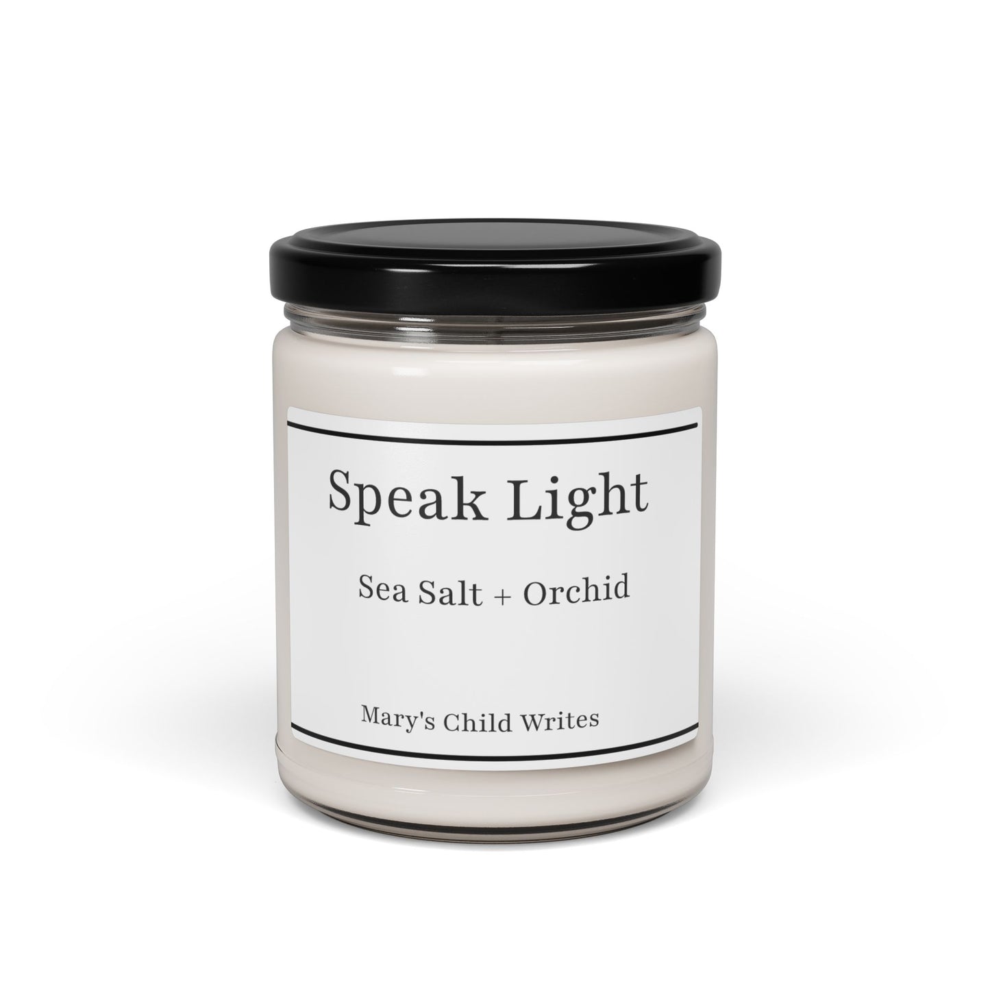 Speak Light Candle — Sea Salt + Orchid