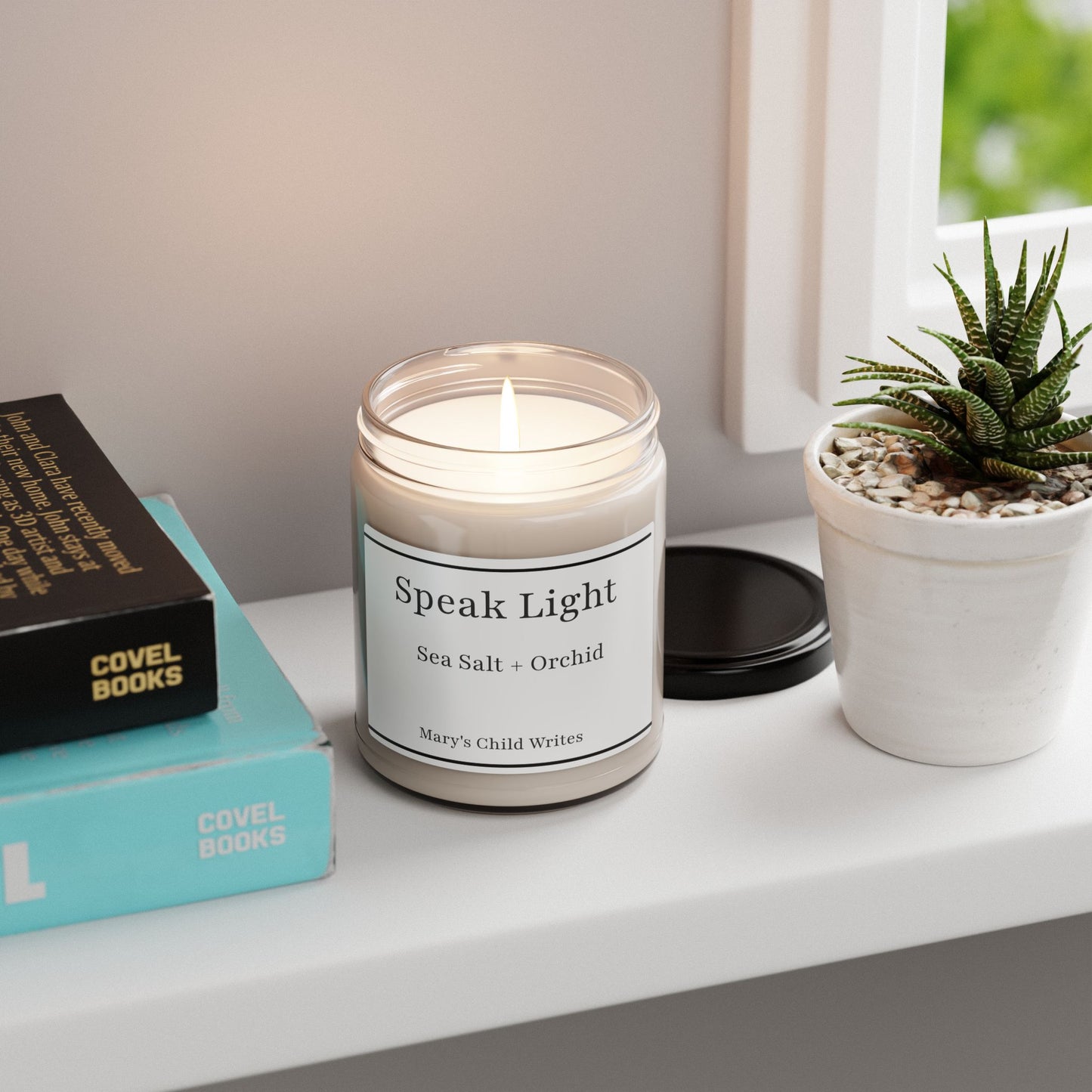 Speak Light Candle — Sea Salt + Orchid