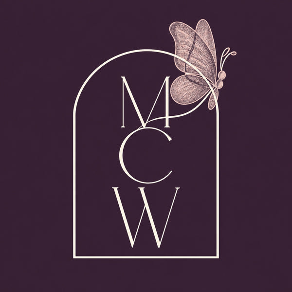 Mary’s Child Writes MCW monogram with butterfly